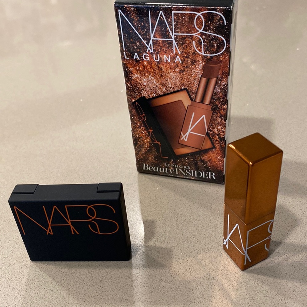 NARS Laguna mini lip and bronzing powder set
